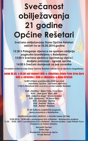 Plakat dan općine 14 Kopiraj