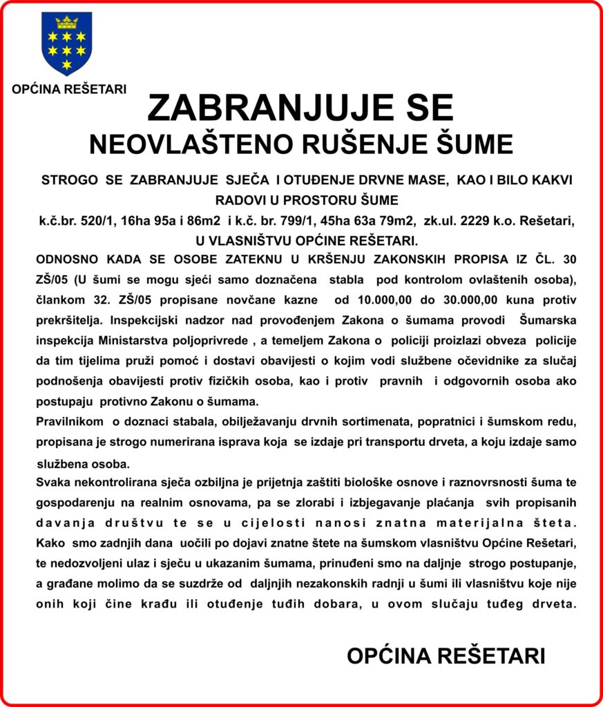 Zabrana šume 15062020
