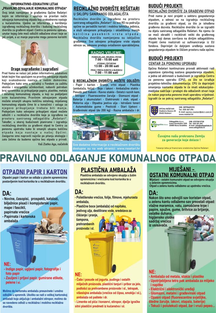letak komunalni otpad